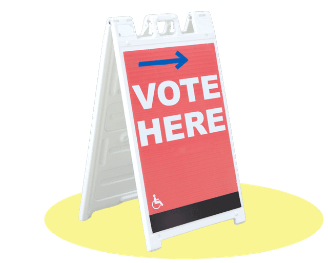 South Carolina I voted sticker with crescent moon and Palmetto tree